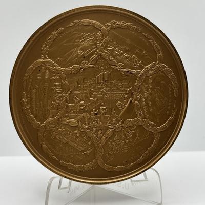 LOT 101 C.C. Wright F. Bronze Metal Medallions Honoring Major General Winfield Scott