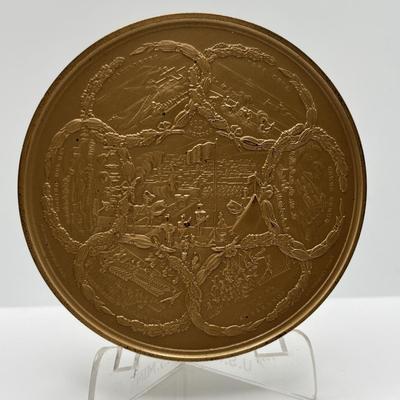 LOT 101 C.C. Wright F. Bronze Metal Medallions Honoring Major General Winfield Scott