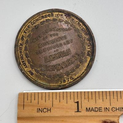LOT 103: Medal Medallions/Tokens: 100th Anniversary of America, 1924 Illinois Grand Army of the Republic (GAR) Encampment 58th...