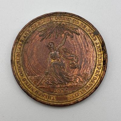 LOT 103: Medal Medallions/Tokens: 100th Anniversary of America, 1924 Illinois Grand Army of the Republic (GAR) Encampment 58th...