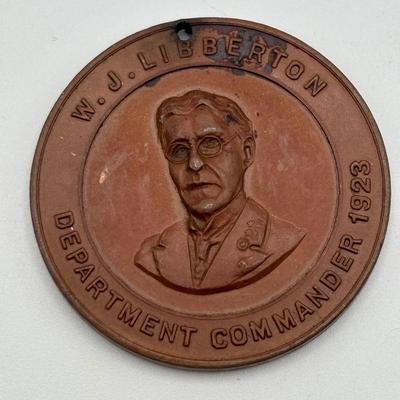 LOT 103: Medal Medallions/Tokens: 100th Anniversary of America, 1924 Illinois Grand Army of the Republic (GAR) Encampment 58th...