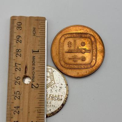 LOT 105: Medal/Medallions: US Centennial Exposition Philadelphia Medal, Soldiers & Sailors Monument, PA 45th Encampment GAR, 150th...