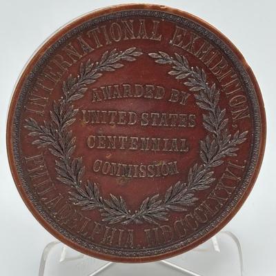 LOT 105: Medal/Medallions: US Centennial Exposition Philadelphia Medal, Soldiers & Sailors Monument, PA 45th Encampment GAR, 150th...