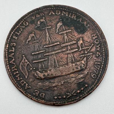 LOT 106: Collection of Metal Medallions/Tokens: 100th Anniversary of American, Rhode Island Ship Token, 125th Evacuation Day in Boston