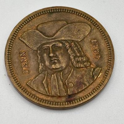 LOT 137: Collection of Six (6) Bronze Medals/Medallions