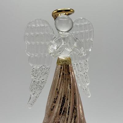 LOT 139: Lovely Ladies Dresser Collection: Vintage Tyrone Crystal Signed Cut Glass Tasseled Perfume Atomizer, Lenox Angel, Boxed...
