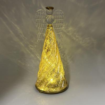LOT 139: Lovely Ladies Dresser Collection: Vintage Tyrone Crystal Signed Cut Glass Tasseled Perfume Atomizer, Lenox Angel, Boxed...