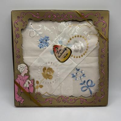 LOT 139: Lovely Ladies Dresser Collection: Vintage Tyrone Crystal Signed Cut Glass Tasseled Perfume Atomizer, Lenox Angel, Boxed...
