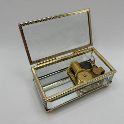 LOT 139: Lovely Ladies Dresser Collection: Vintage Tyrone Crystal Signed Cut Glass Tasseled Perfume Atomizer, Lenox Angel, Boxed...