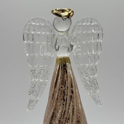 LOT 139: Lovely Ladies Dresser Collection: Vintage Tyrone Crystal Signed Cut Glass Tasseled Perfume Atomizer, Lenox Angel, Boxed...