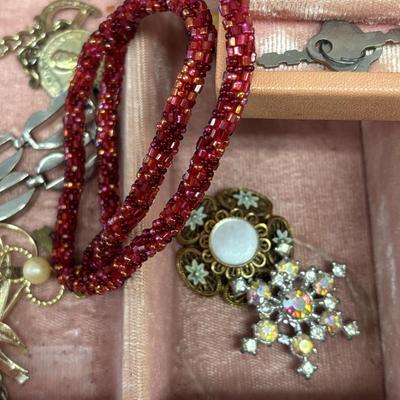 LOT 140: Jewelry with Jewelry Box