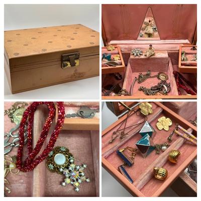 LOT 140: Jewelry with Jewelry Box