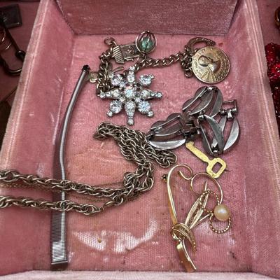 LOT 140: Jewelry with Jewelry Box
