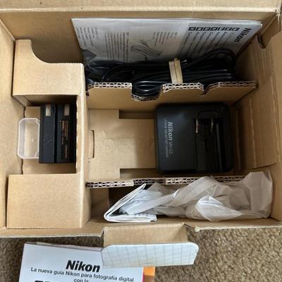 NIKON COOLPIX 4300 CAMERA, CLOCKS AND MEMOREX RADIO