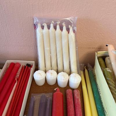 VARIOUS LOT OF CANDLES