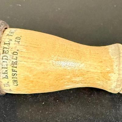 Vintage Briddell 10" Ice Pick with a Wooden Handle - Made in USA