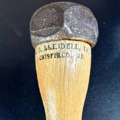 Vintage Briddell 10" Ice Pick with a Wooden Handle - Made in USA