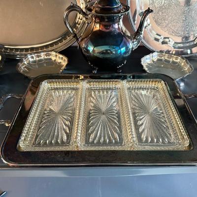 LARGE ASSORTMENT OF SILVER PLATE