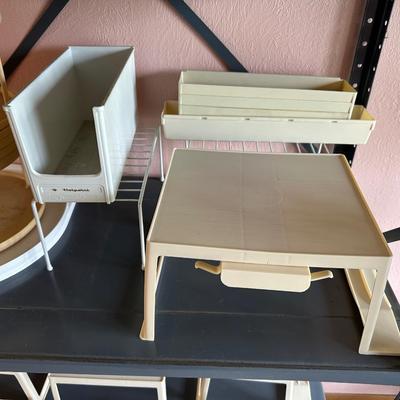 KITCHEN CABINET ORGANIZERS AND STORAGE RACKS