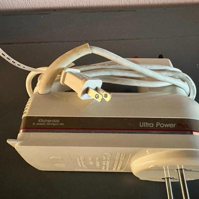 KITCHENAID HAND MIXER, SLOW COOK CROCK, ELECTRIC FLAME FONDUE AND GRILL-ETTE