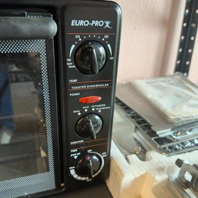 EURO-PRO X TOASTER OVEN/BROILER/ROTISSERIE AND BETTY CROCKER FOOD STEAMER