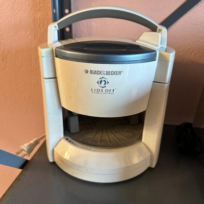 BLACK & DECKER AUTOMATIC JAR OPENER, HAMILTON BEACH TOASTER AND RIVAL YOGURT AND ICE CREAM MAKER