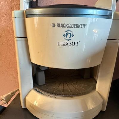 BLACK & DECKER AUTOMATIC JAR OPENER, HAMILTON BEACH TOASTER AND RIVAL YOGURT AND ICE CREAM MAKER