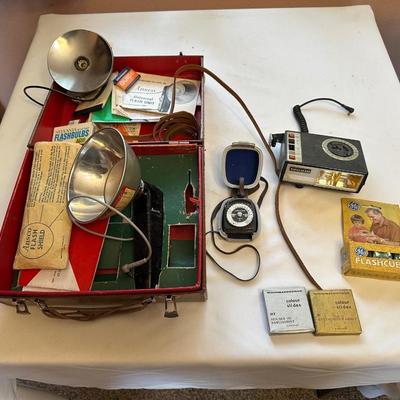 VINTAGE CAMERA FLASHERS AND MORE