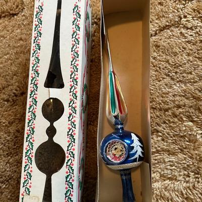 VINTAGE CHRISTMAS TREE ORNAMENTS