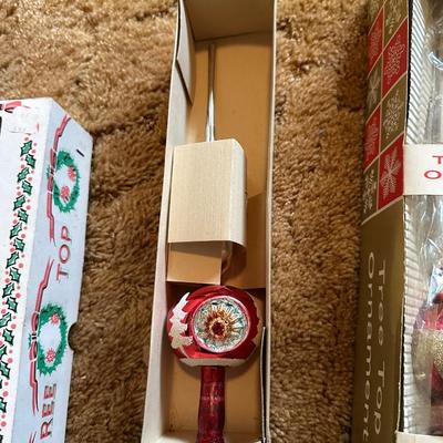 VINTAGE CHRISTMAS TREE ORNAMENTS