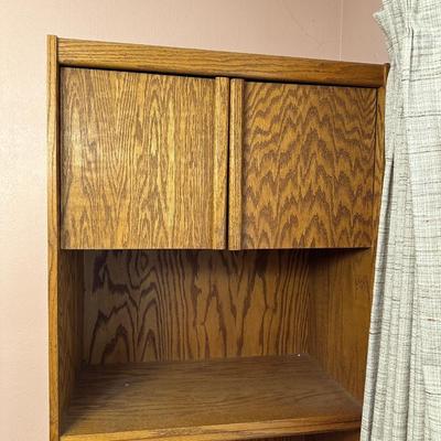 TALL WOODEN CABINET