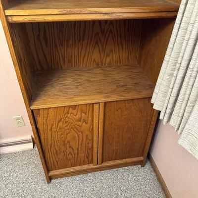 TALL WOODEN CABINET