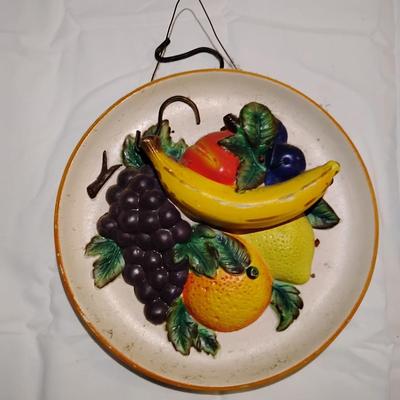 Vintage Ceramic Fruit Plate