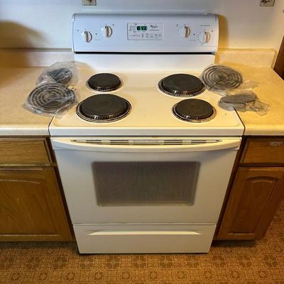 WHIRLPOOL SELF CLEANING OVEN WITH 4 BURNERS AND 4 EXTRA BURNERS