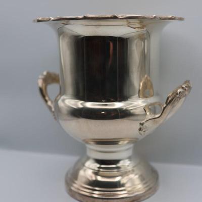 Vintage Leonard Victorian Silver Plated Trophy Cup Champagne Chiller Ice Bucket