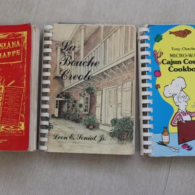 Collection of Louisiana Cookbooks