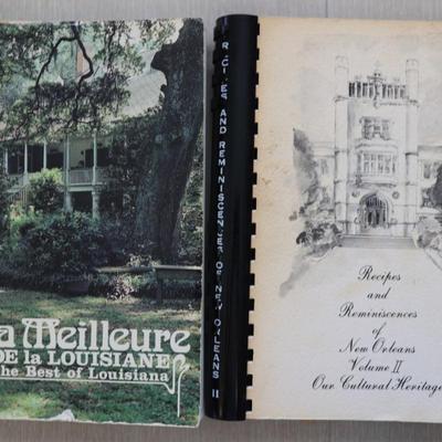 Collection of Louisiana Cookbooks