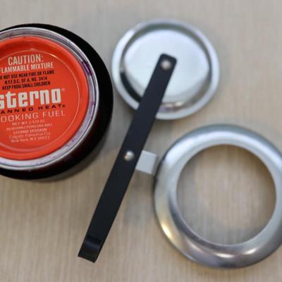 Lenox Temper-wave Dewdrops Ceramic Fondue Warmer Set and Ovenware