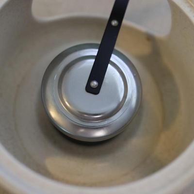 Lenox Temper-wave Dewdrops Ceramic Fondue Warmer Set and Ovenware