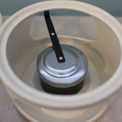 Lenox Temper-wave Dewdrops Ceramic Fondue Warmer Set and Ovenware