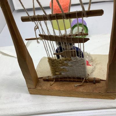 Avon Bottles and Folk Art Mother Working Loom