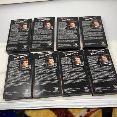 Sale Photo Thumbnail #86: You get 8 VHS Dean Martin Variety Show.  Great for the lakes on rainy day.