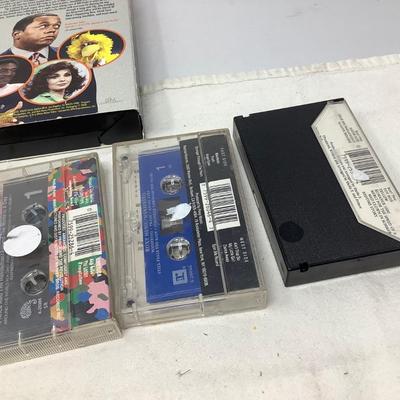Flip VHS and 5 Cassette Tapes