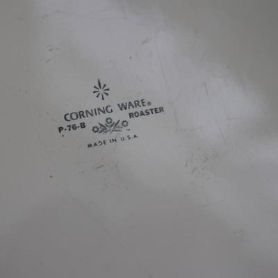 Corning Ware "Blue Cornflower" Dutch Oven, Roaster, and Platter