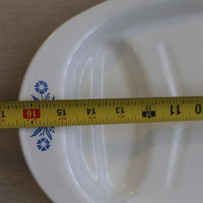 Corning Ware "Blue Cornflower" Dutch Oven, Roaster, and Platter