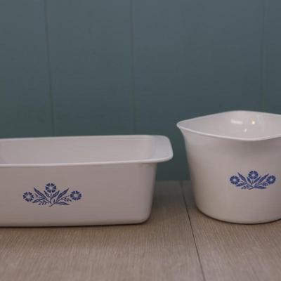 Vintage Corning Ware "Blue Cornflower" Dishes