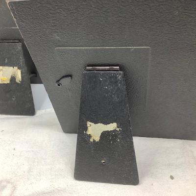 Sale Photo Thumbnail #133: This is a great set of four matching pictures frames.  They have a look of cement.  Very nice.