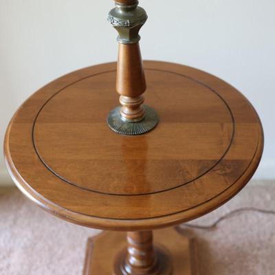 Tell City Maple Floor Lamp (See Details)