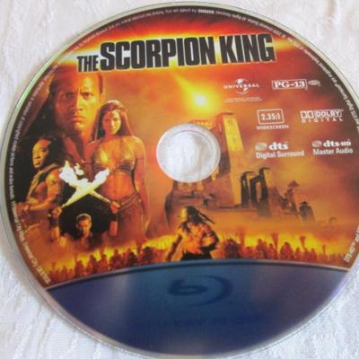 The Scorpion King (Blue Ray), Lone Survivor (Blue Ray), The Legends of Tarzan DVD, Top Gun DVD
