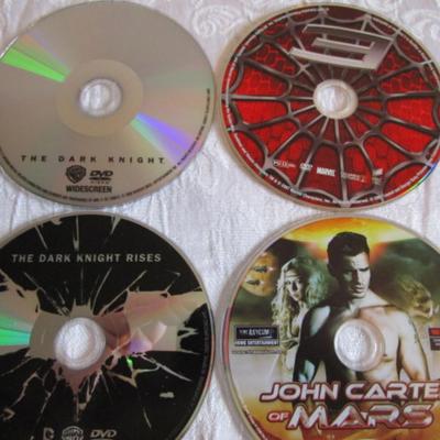The Dark Knight, The Dark Knight Rises, Spiderman III, John Carter of Mars